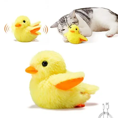 Shock Electric Cat Toy Plush Sound Making Teaser Wand Self Entertainment For Cats Smart Pet Toy