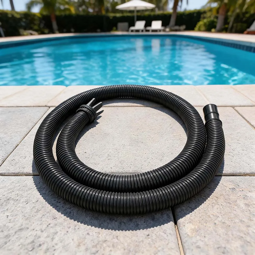Pump Connection Adapter Inflation Hose For Home Spa Relaxation Black Pump Accessory Easy Storage Solution Reduced Setup Time