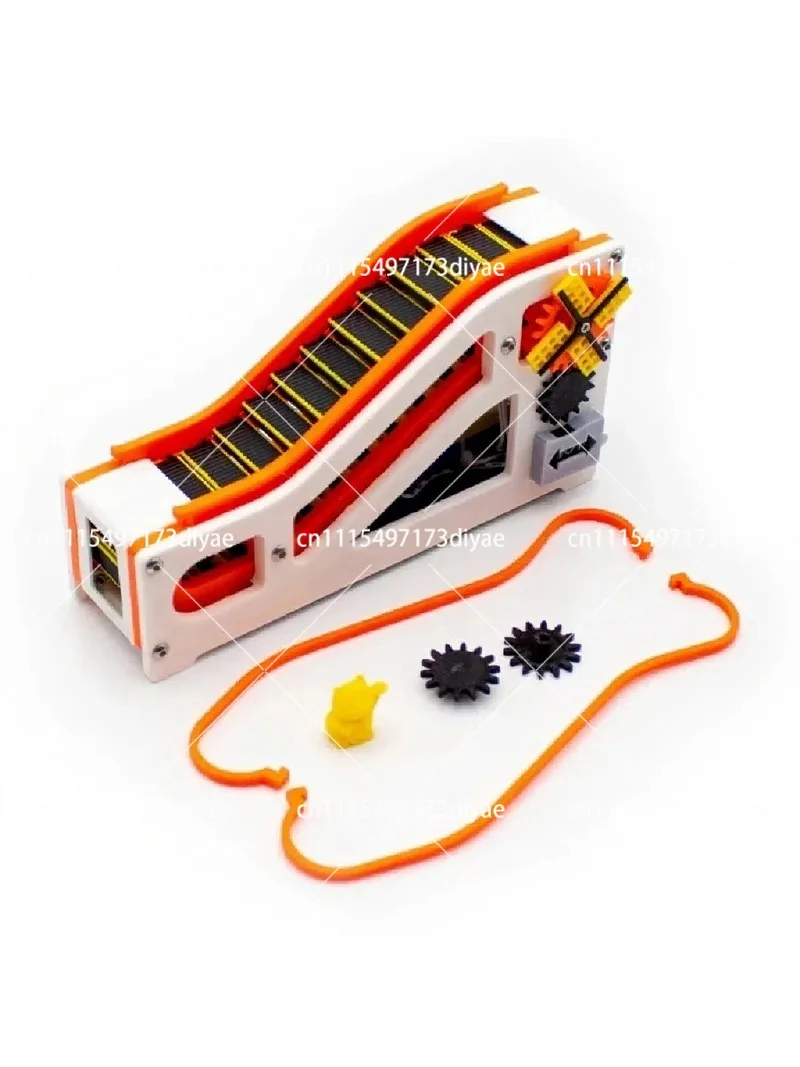 Mini Electric Escalator Model Cordless 3D Printing DIY Assembly Kit Educational Toy