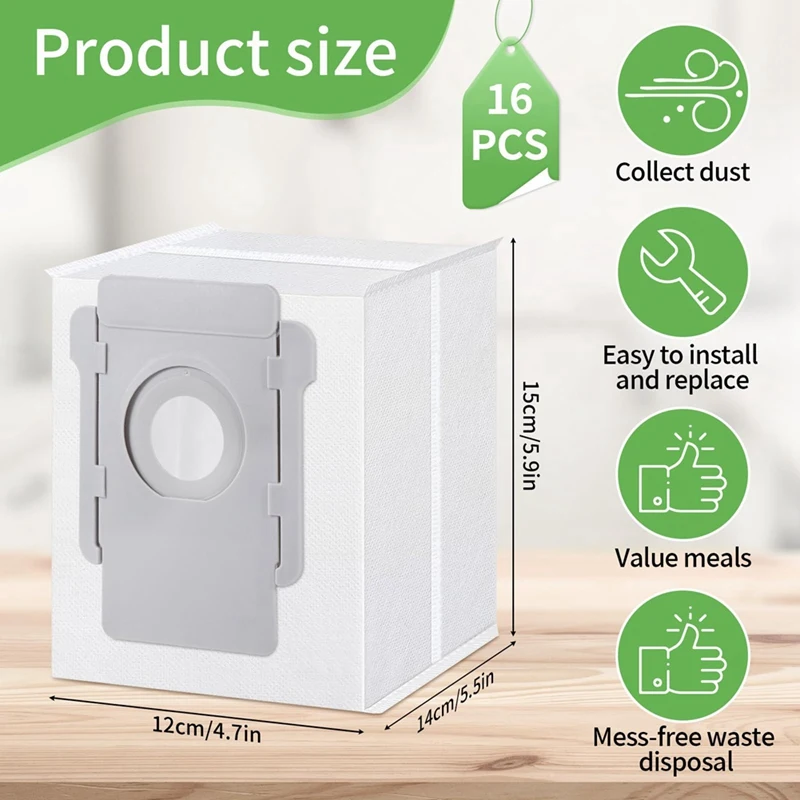 Bolsas de aspiradora para Irobot Roomba I7/I7 + I7 Plus/I3 +/I3 Plus /I4 +/I6 +/I6 Plus /I8 18 +/J7 J7 +/S9 reemplazo S9 + S9 Plus
