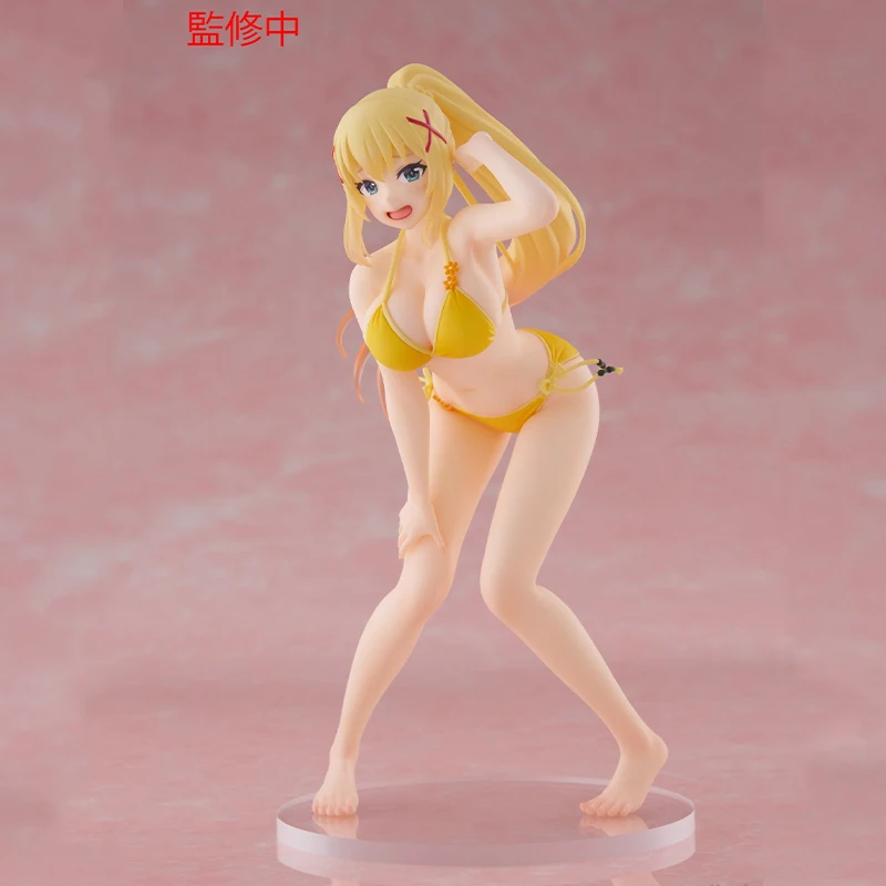 ในสต็อกOriginal TAITO KonoSuba Coreful Darkness PVCอะนิเมะAction Figureของเล่นคริสต์มาสของขวัญ