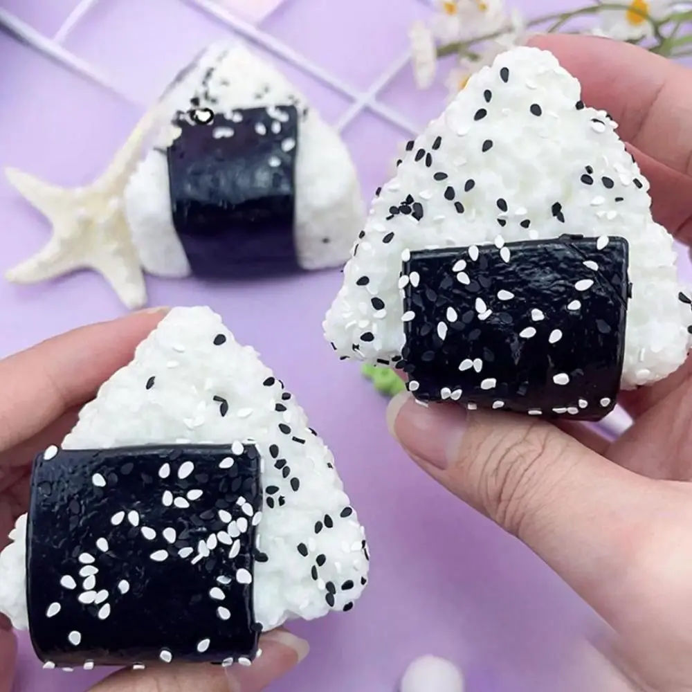 Squeeze Design Sesame Rice Balls Squeeze Slow Rebound Sensory Squeeze Rice Ball Soft Material Calming Texture Slow Rebound