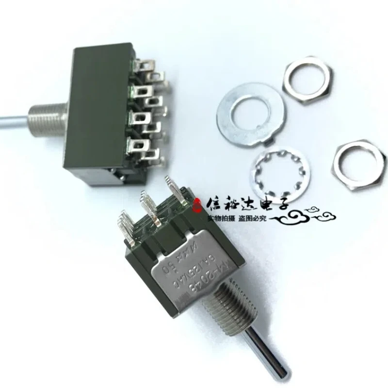 

2PCS/M2048SS1W01 Imported Original Toggle Switch M-2048 6A125V 4PDT(ON)OFF(ON)