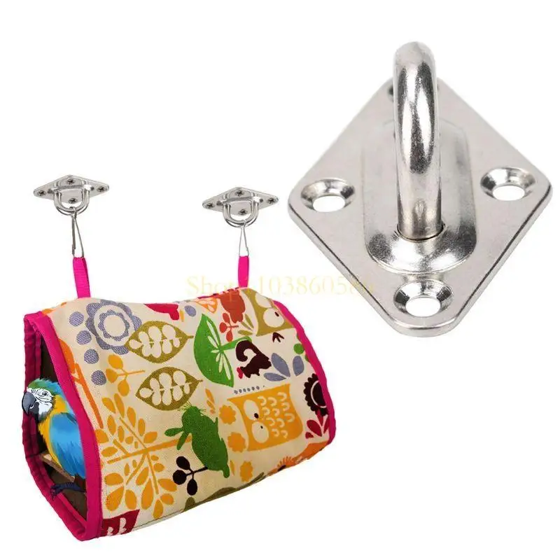 

242A Kitchen Eye Plate Hook Stainless Heavy Duty Ceiling Hanging Hardware Fitting 4x