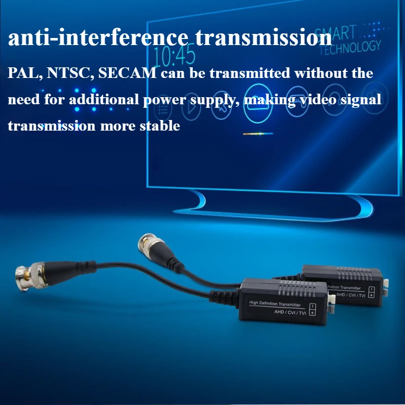 1/2/3/4 أزواج جهاز إرسال واستقبال فيديو Balun عالي الدقة CVI/TVI/AHD لكاميرا المراقبة Cctv BNC Cat5 CCTV UTP Video Balun #1