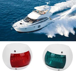 2pcs Boat LED Sidelight IP66 Waterproof Navigation Light High Brightness Signal Lamp For Marine Yacht DC12V-24V 3W