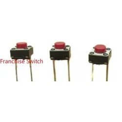 300PCS Induction Cooker Disinfection Cabinet Button Accessories, Touch Switch 2Feet 6*6*5 Pairs/2 Feet