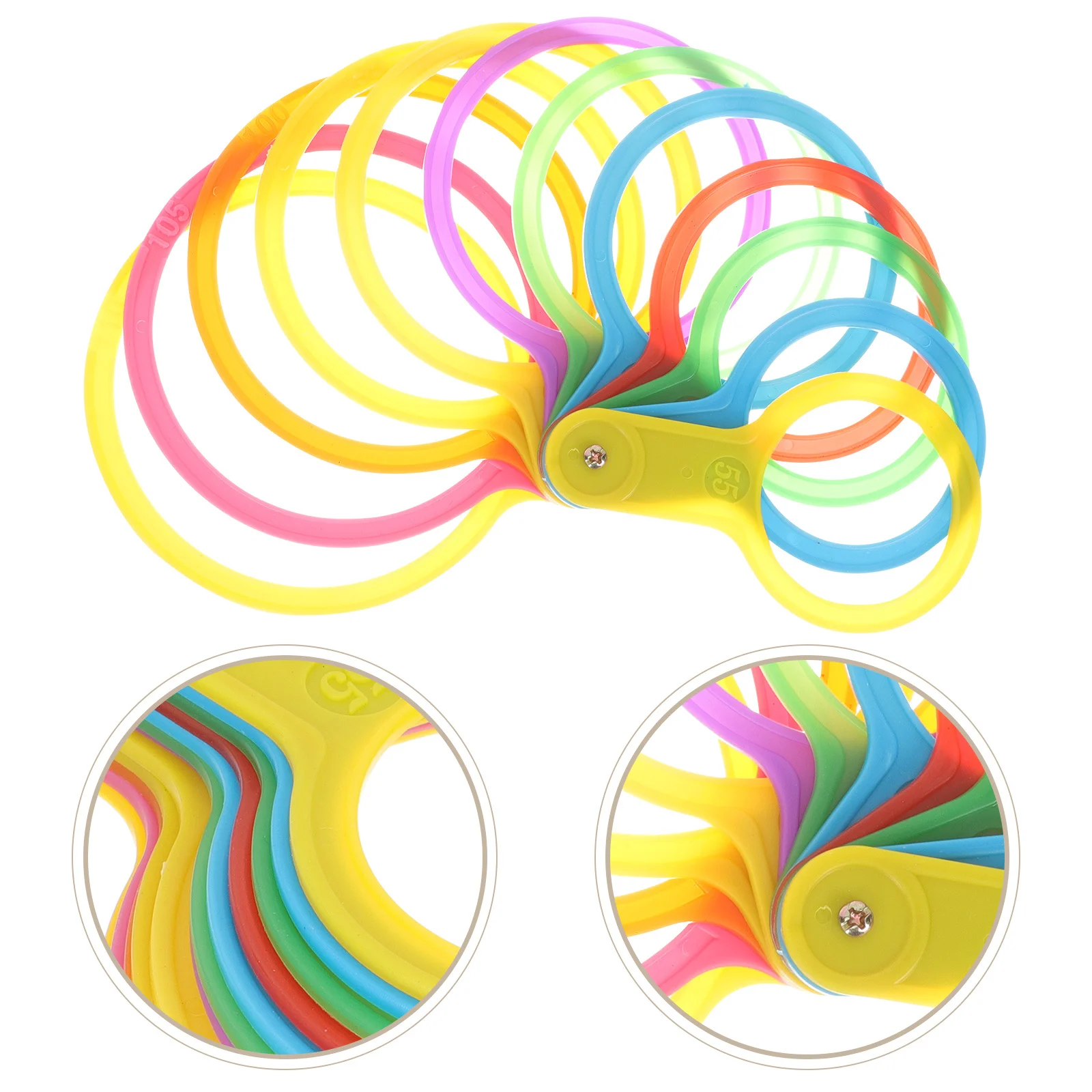 

1Set Plastic Fruit Diameter Measuring Lap Fruit Measuring Ring Tool for Grading Oranges Apples Citrus