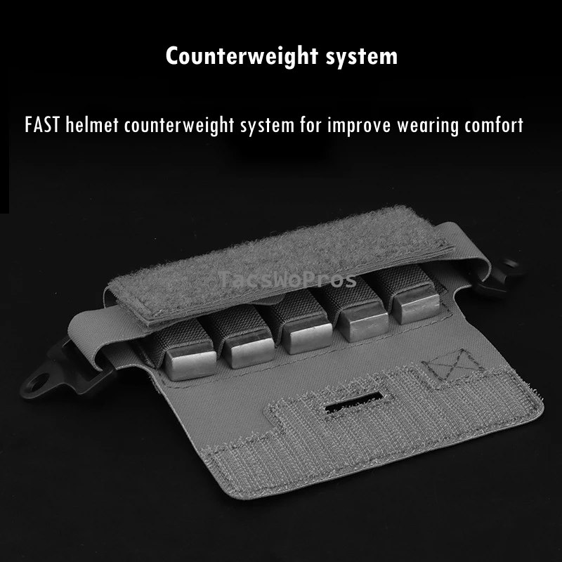 Bolsa de contrapeso para casco táctico NVG Fast BJ PJ MH - imagen 3