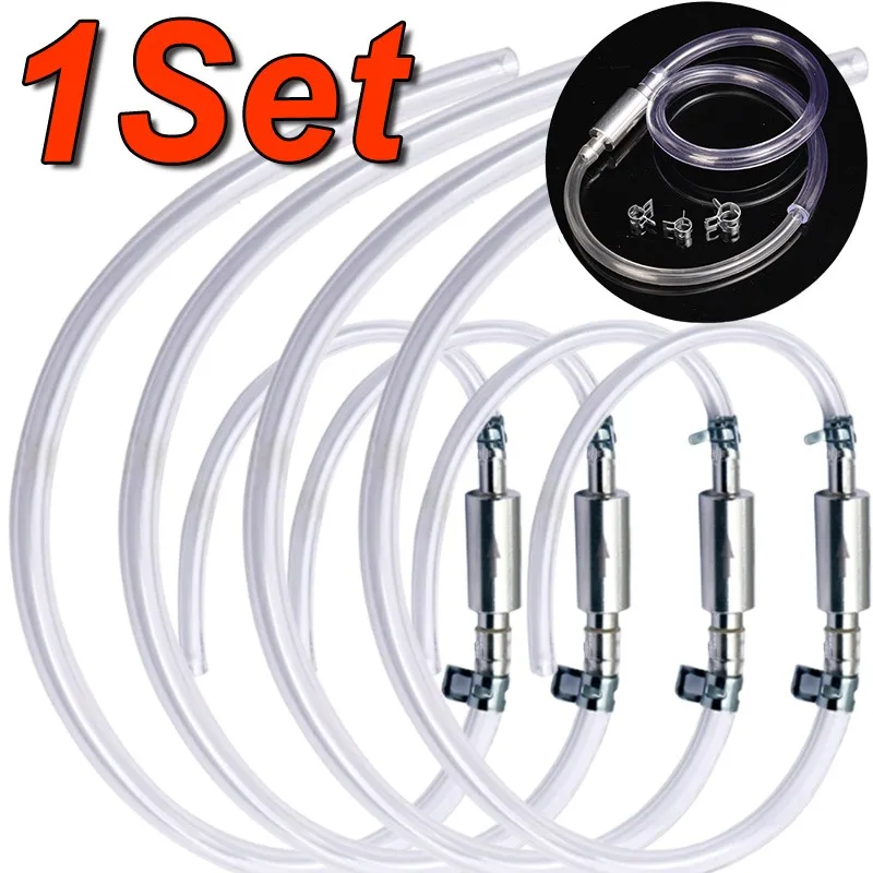 Kit adaptador de substituição de mangueira sangradora de freio de embreagem, tubo de válvula unidirecional de embreagem hidráulica de carro, acessórios automotivos, ferramenta de sangramento