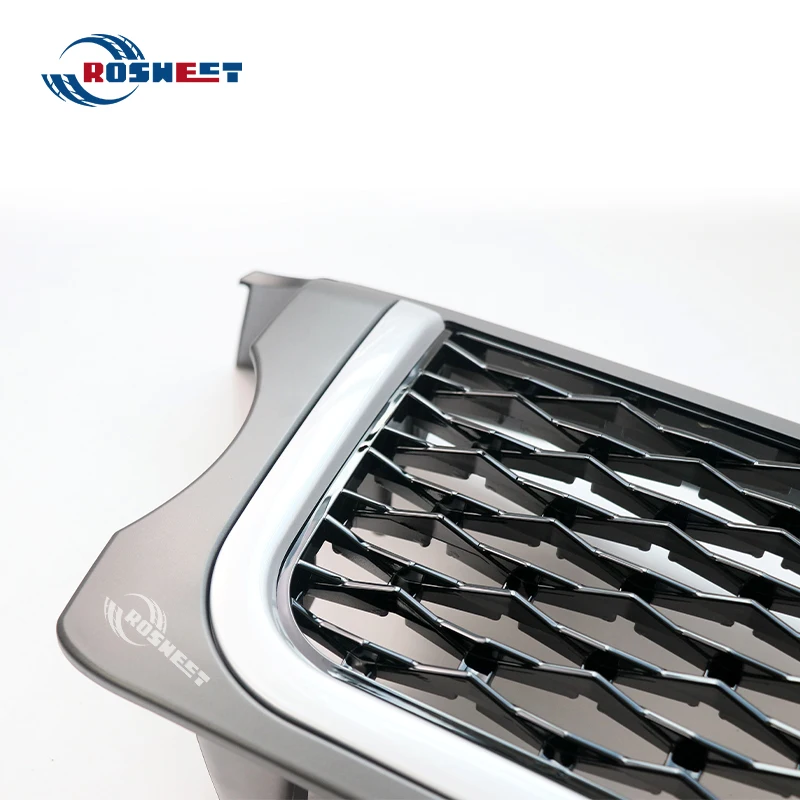 ROSWEET Front Grille For Land Rover Range Rover Sport L320 2005-2009 Racing Grills Intake Hood Cover Mesh Grid Car Accessories