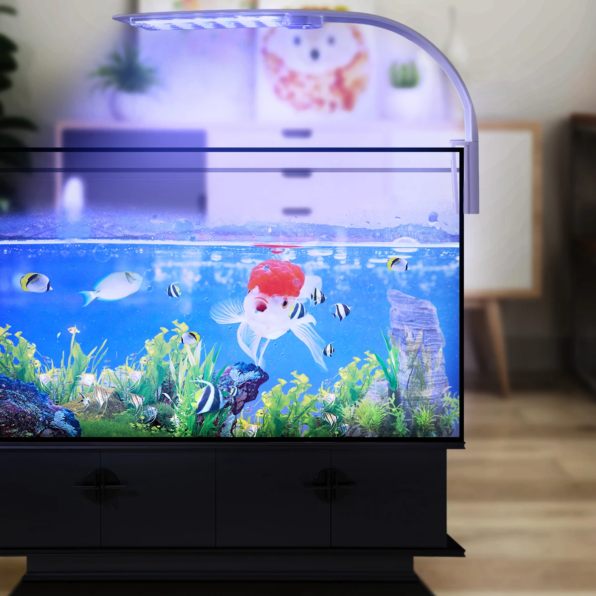 Aquarium Light High Color Temperature Fish Tank Lamp LED Rendering Plants Ultra-thin