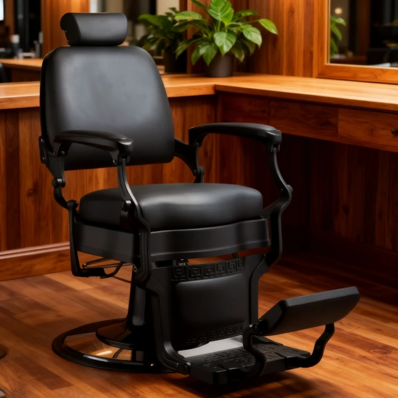 

Foldable Shaving Chair Modern Barber Chair Beauty Salon Salon Chair Comfortable Rotate Salon De Coiffure Salon Furniture