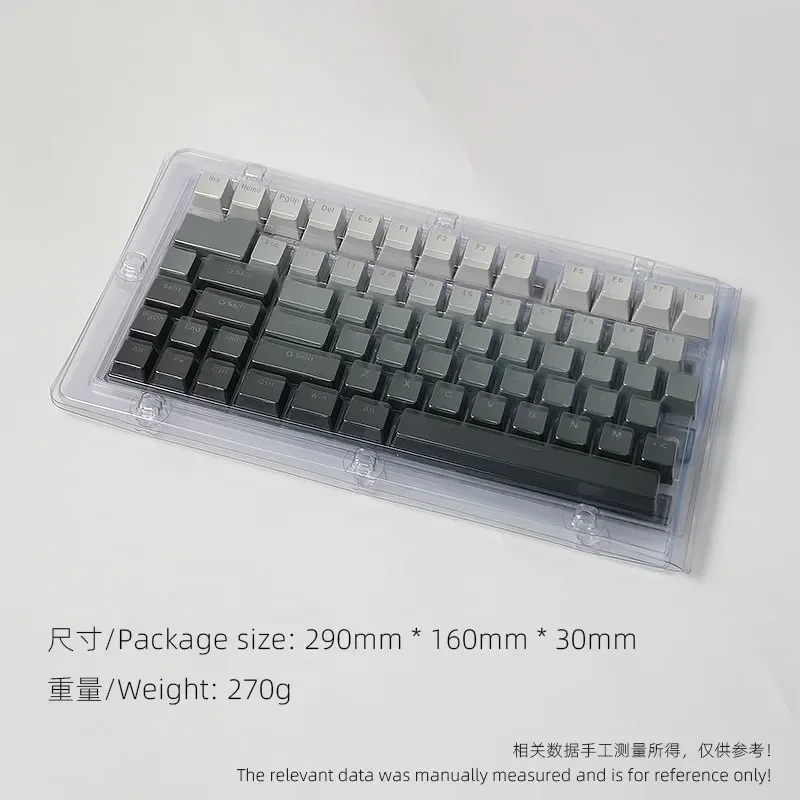 Polar Day Keycap Gradient Style Doubleshot Material OEM Profile for All MX Type Mechanical Keyboard