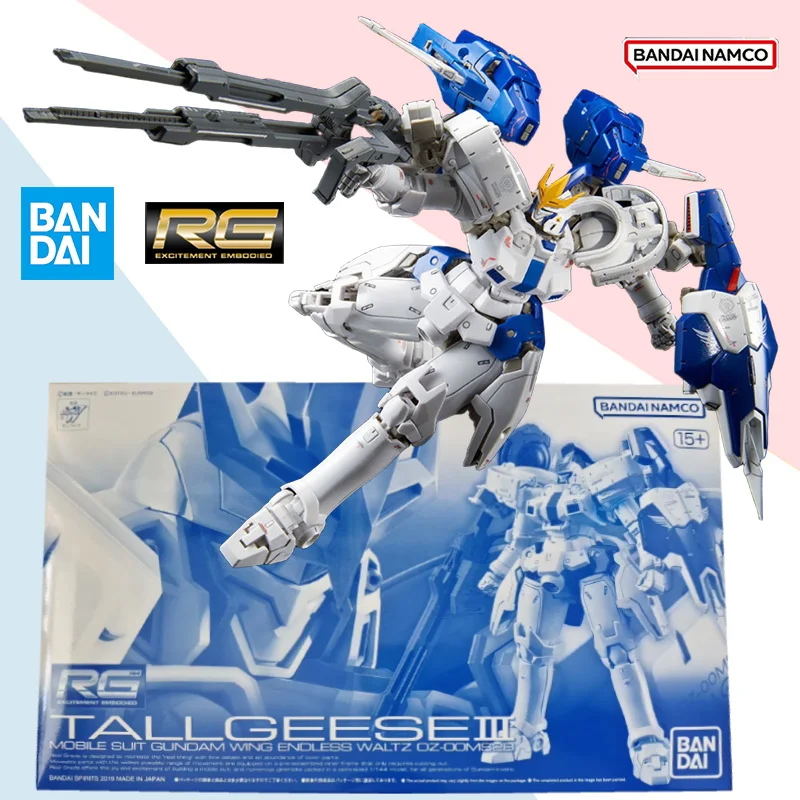 

Набор моделей Bandai RG 1/144 OZ-00MS2B TALLGEESE III Tallgeese3, фигурка в сборе, модель игрушки, коллекция роботов, подарок для мальчика