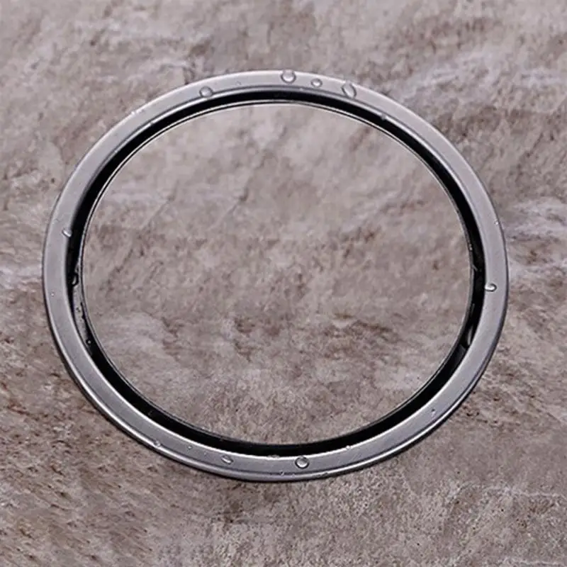 KX4B Stainless Steel Round Invisible Drain Plug Cover Bathroom Shower Floor Strainer Stopper Anti-Odor Kitchen Sink Water Filter