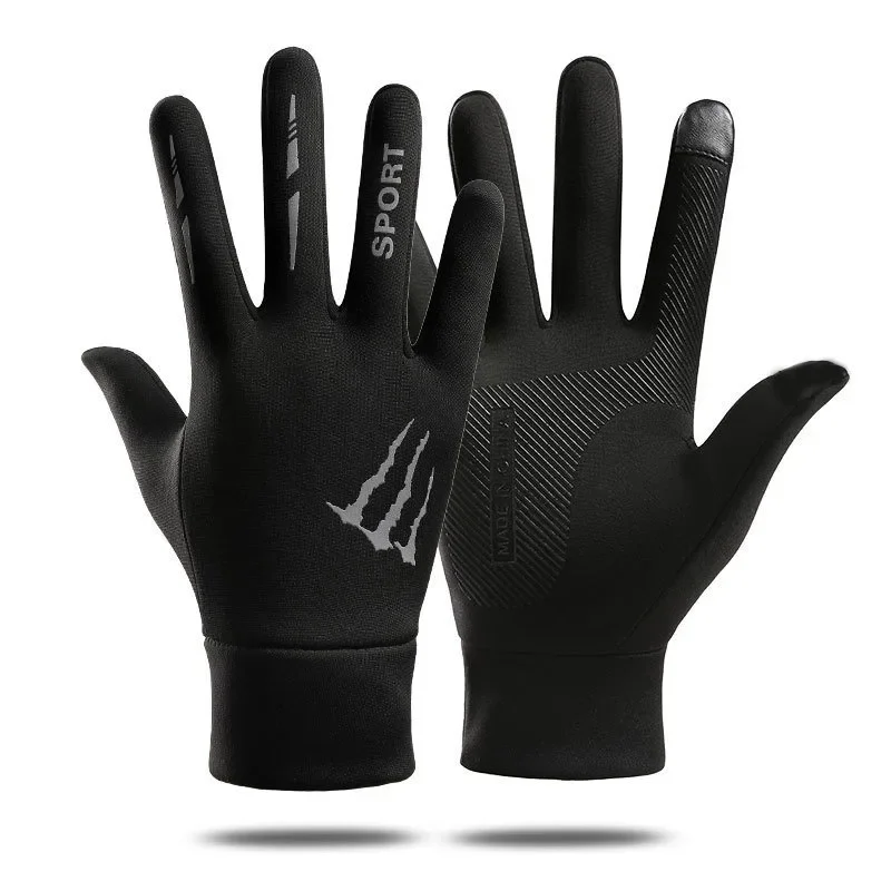 Luvas homens ciclismo bicicleta mulher lã térmica vento frio à prova dwaterproof água touchscreen quente ao ar livre correndo esqui mitten