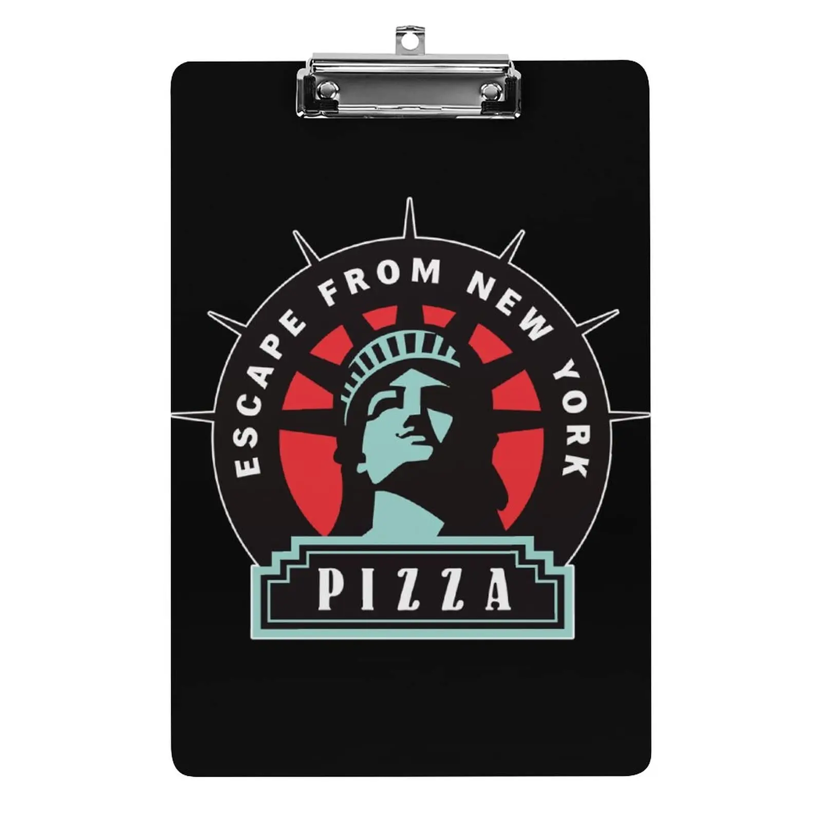 

The Statue of Liberty Acrylic Clipboards with Low Profile Clip Cute Clip Boards Standard A4 Size for Office Meeting Classes