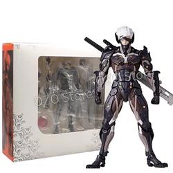 Kaiyodo Revoltech Metal Gear Solid Raiden Action Figure PVC Movable Model Collection Solid Snake Jack Figurine Kids Toy Gift