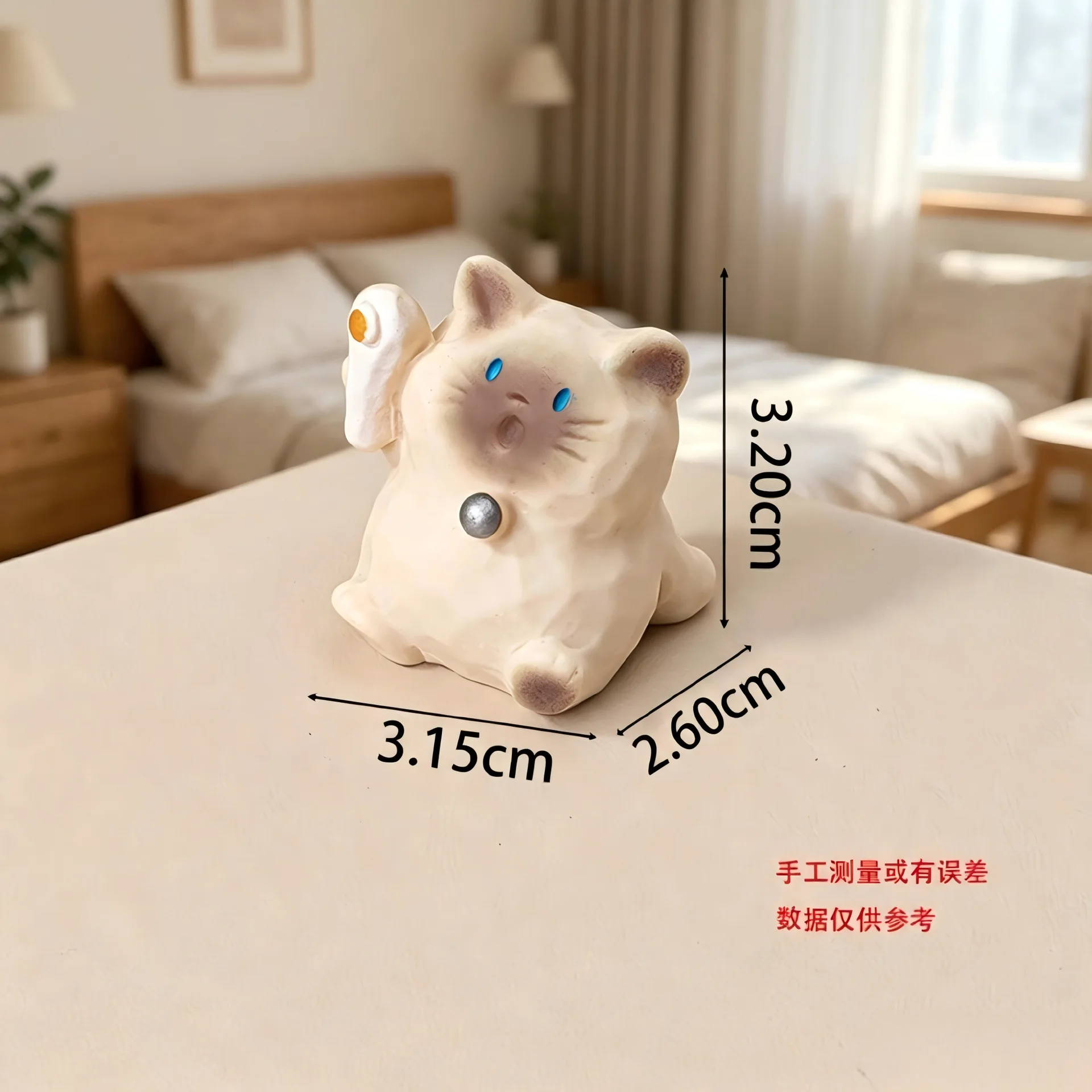 6pcs Kawaii Siamese Cat Resin Figurine Cute Mini Kitten Miniature Ornament Dollhouse Micro Landscape Desktop Car Decor Gift