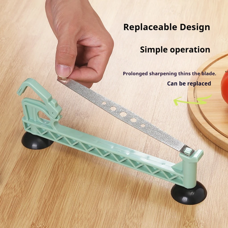 Suspended Multi-functional Self-service Knife Sharpener, Household Kitchen Tool for Sharpening Kitchen KnivesScissors andCutlery
