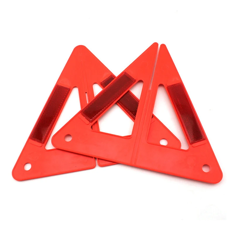 طوي الصلبة الدائمة سيارة الطوارئ عاكسة المرور تحذير مثلث علامة ترايبود #1