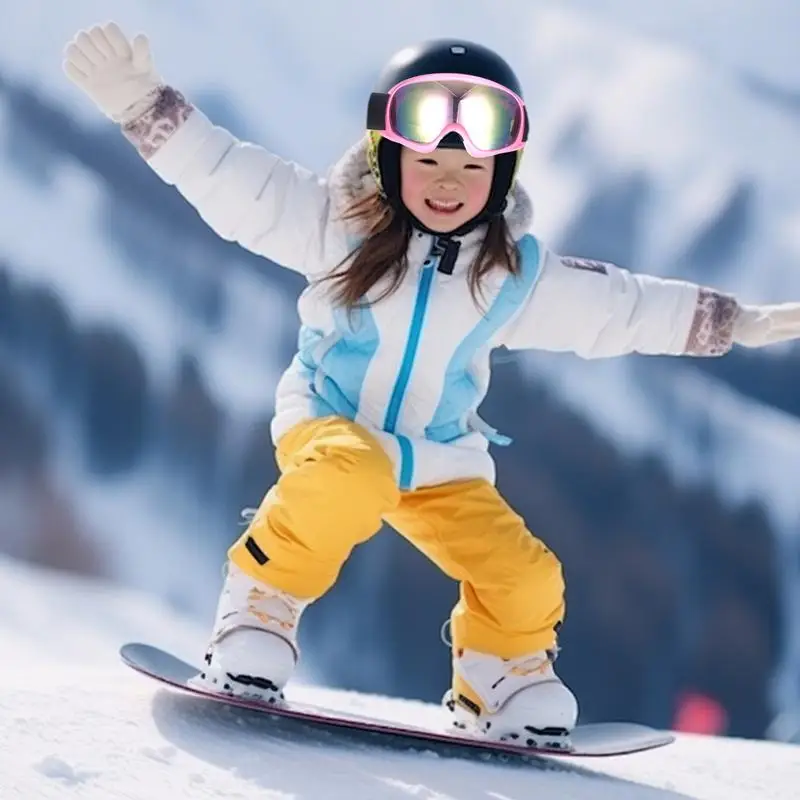 Children Anti-Fog Snowboard Goggles Snow Sports Goggles windproof sports ski HD glasses Skiing Supplies