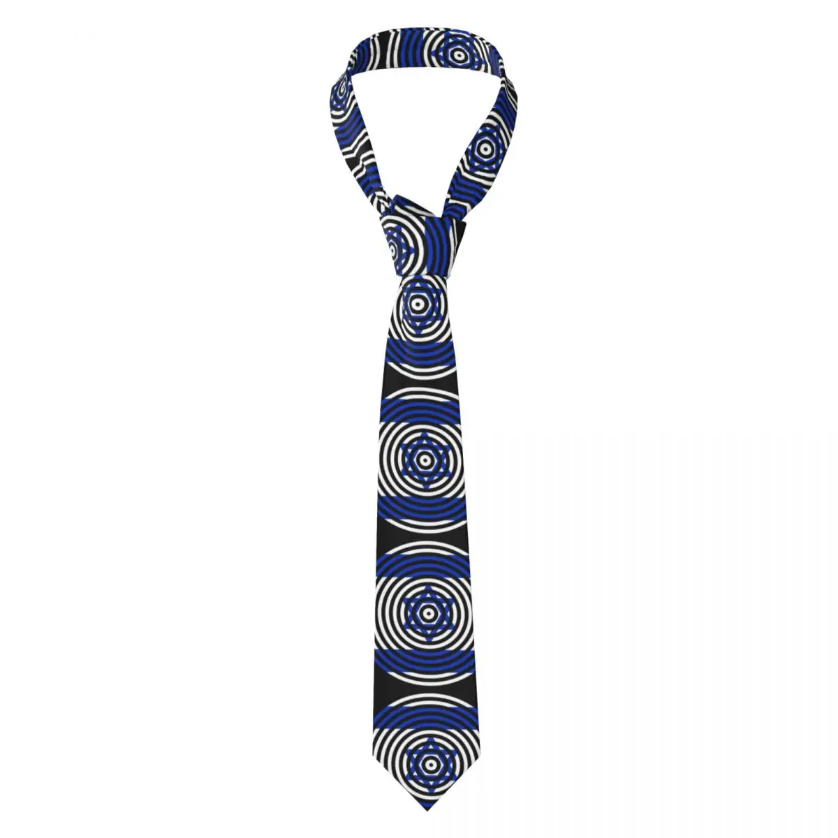 

Mens Tie Classic Neckties Israel Flag Narrow Collar Slim Casual Tie Accessories Gift