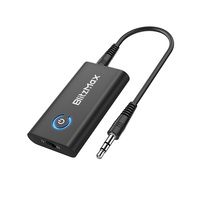 BlitzMax BT05 Transmitter Receiver bluetooth V5.2 Apt Adaptive Low Latency HiFi Sound Wireless Adapter for PC TV Wired Speaker