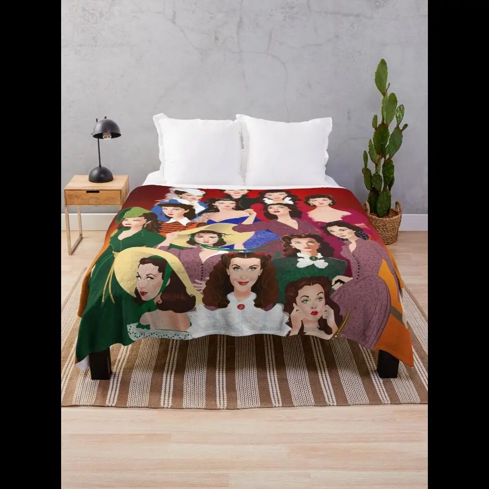 

Одеяло Scarlett OHara Элегантное южное очарование для вашего дома