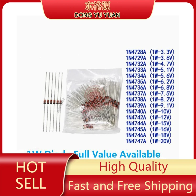 100 قطعة DO-35 BZX55C2V2 2V 2V2 2V4 2V7 3V 3V3 3V6 3V9 4V3 4V7 5V1 5V6 6V2 6V8 7V5 8V2 9V1 10V 11V 12V 13V 15V 1/2W زينر ديود
