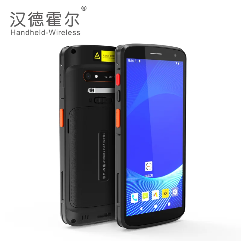 

2025 Android 15 Rugged Handheld PDA 6'' 4G IP67 1080X2160 Resolution 1D 2D Barcode Scanner For Inventory Management