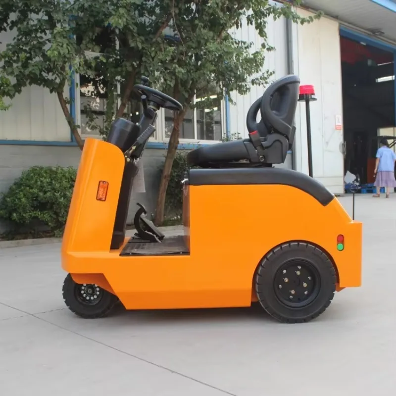 Electric Three Wheeled Vehicle Towing Cart Trailer Electric Tractor 2-ton Car Mounted Station Driving