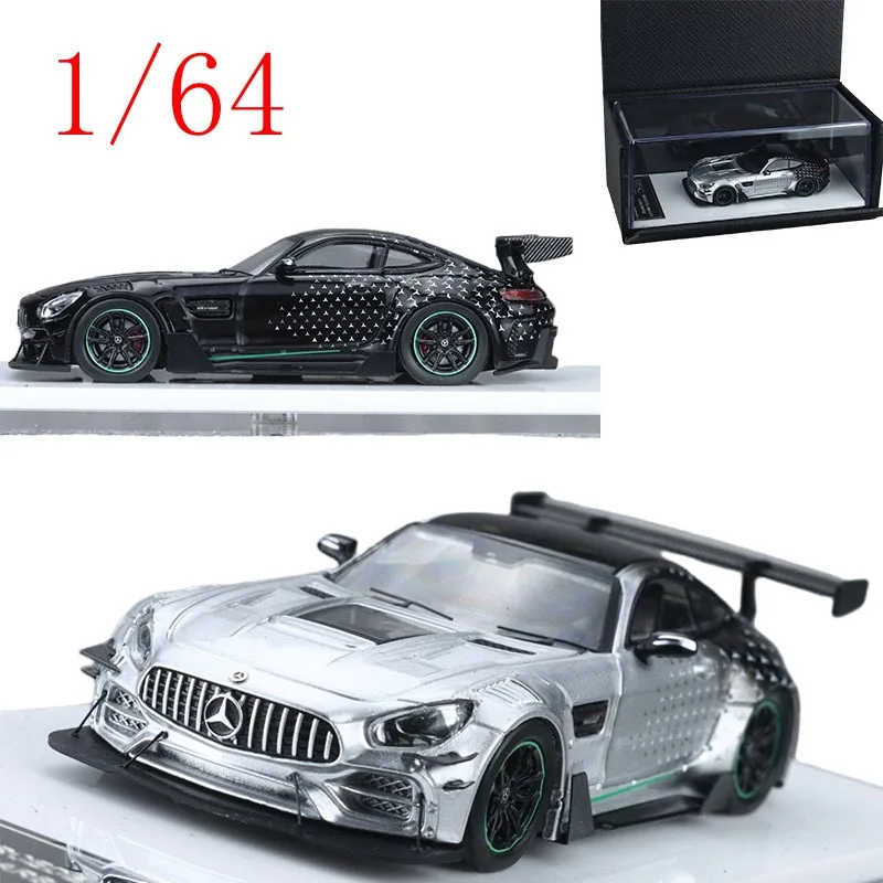 

RM Diecast 1/64 Scale ‌‌Mercedes-AMG GT S Carbone Edition with Stardust Livery&Widebody Kit Alloy Car Model Toys for Boys Gift