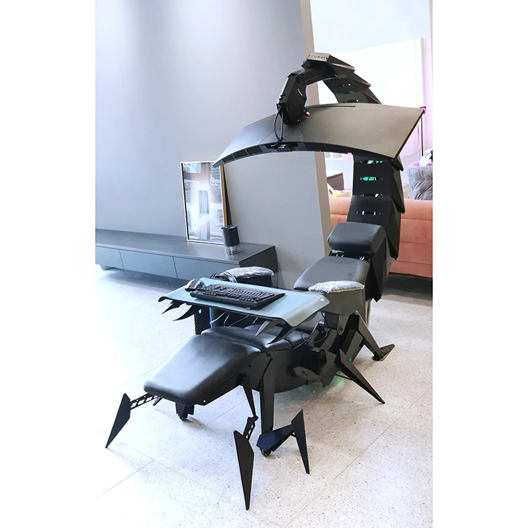 Ergonomic Leather Multifunction Adjustable Iw-sk Rgb Gaming Chair Recliner Cluvens Scorpion Home Office Computer Cockpit
