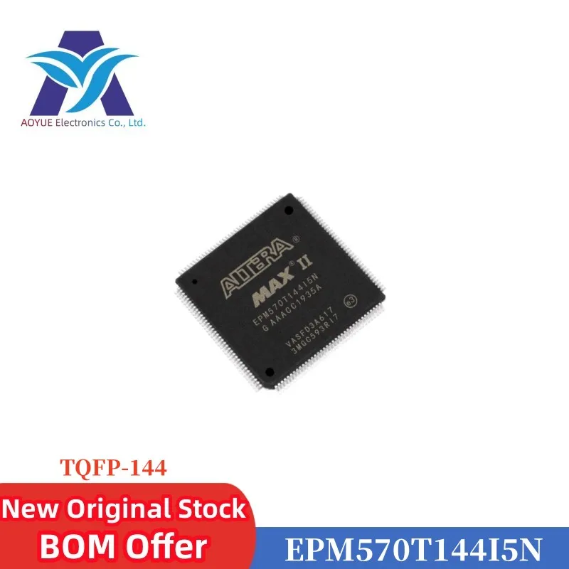 EPM570T144I5N 144-Pin TQFP 440 MC 201.1MHz 0.18um Unit 570 Technology 2.5V/3.3V Tray CPLD MAX® II Family Series BOM Offer