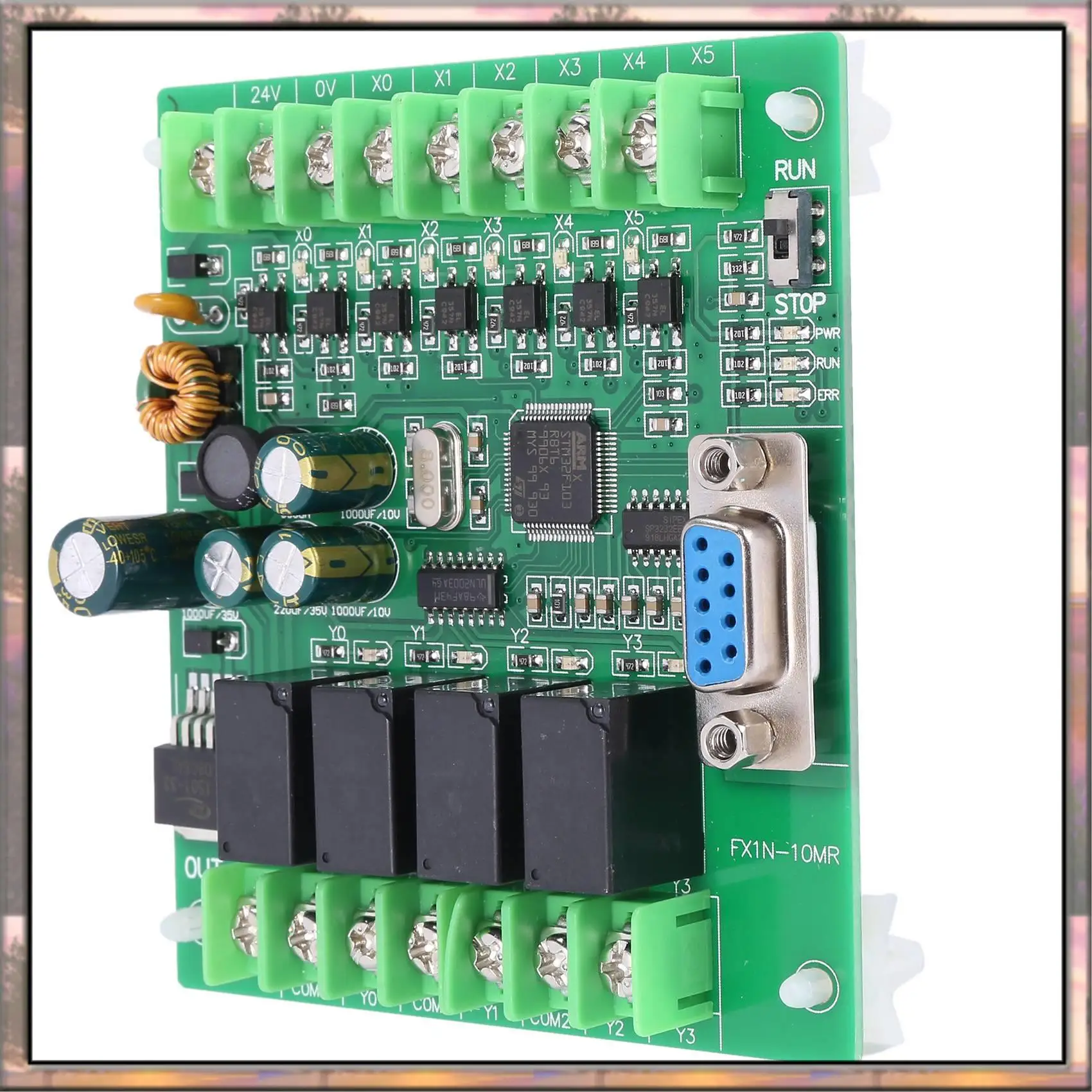 BAAZ HOT Plc Fx1n-10Mr Scheda di controllo industriale Plc Controller per casa intelligente programmabile