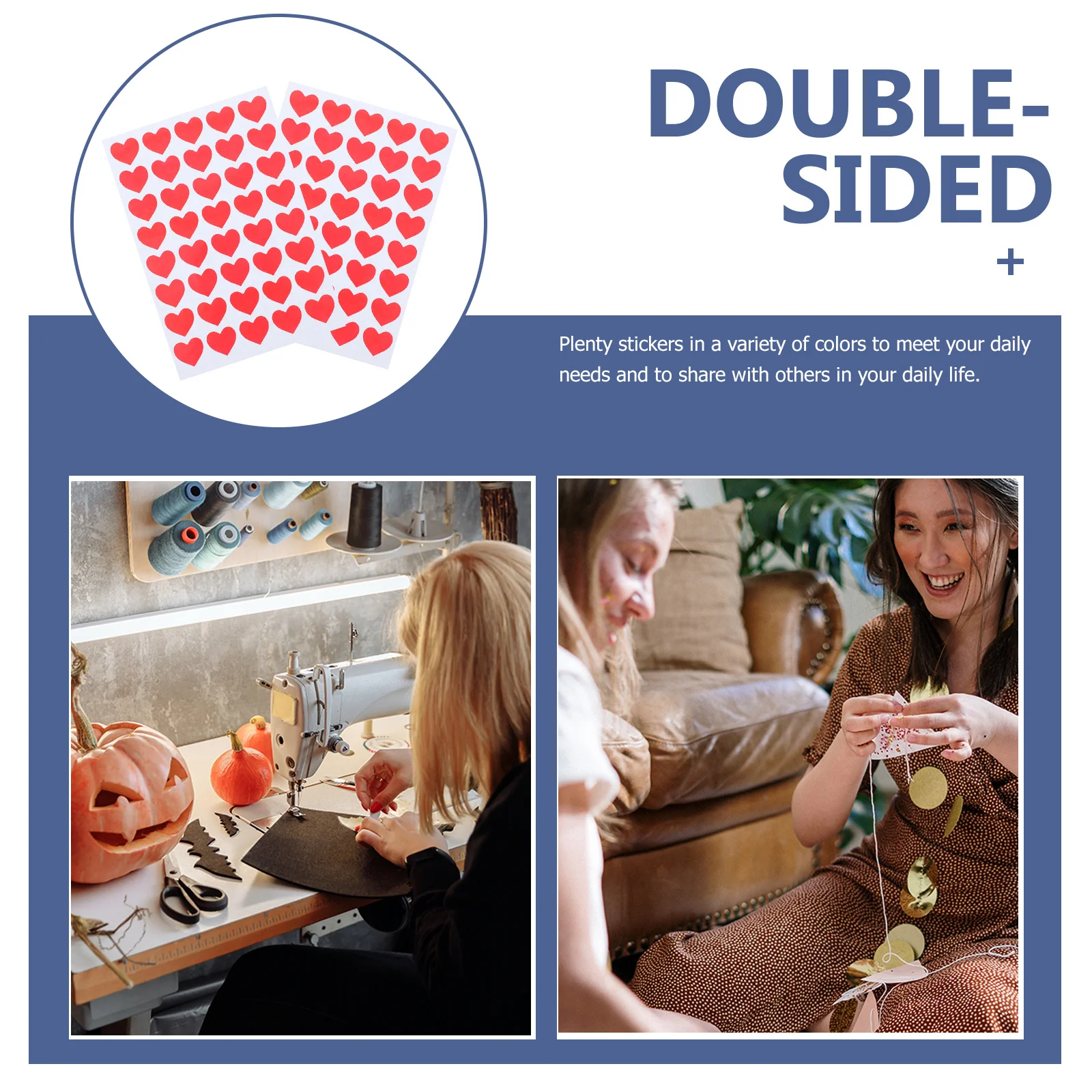 

Multi-Function Reward 8 Sheets Classroom Heart Stickers For Kids Teachers Small Decorative Kids Stickers