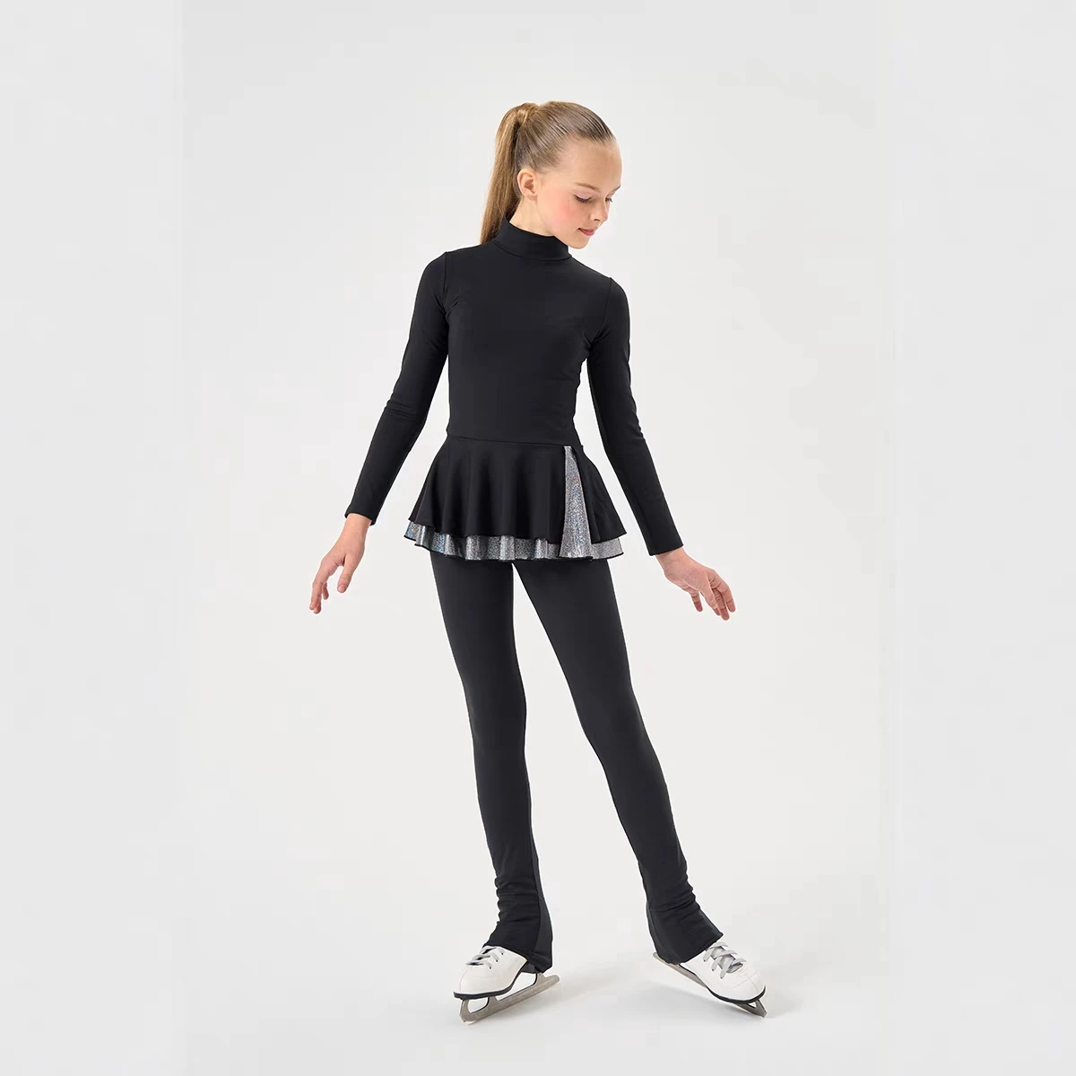 Ballet Practice Dress Female Adult Base Dress Tight Gymnastics Suit Yoga Dress Figure Skating Training Suit view 4