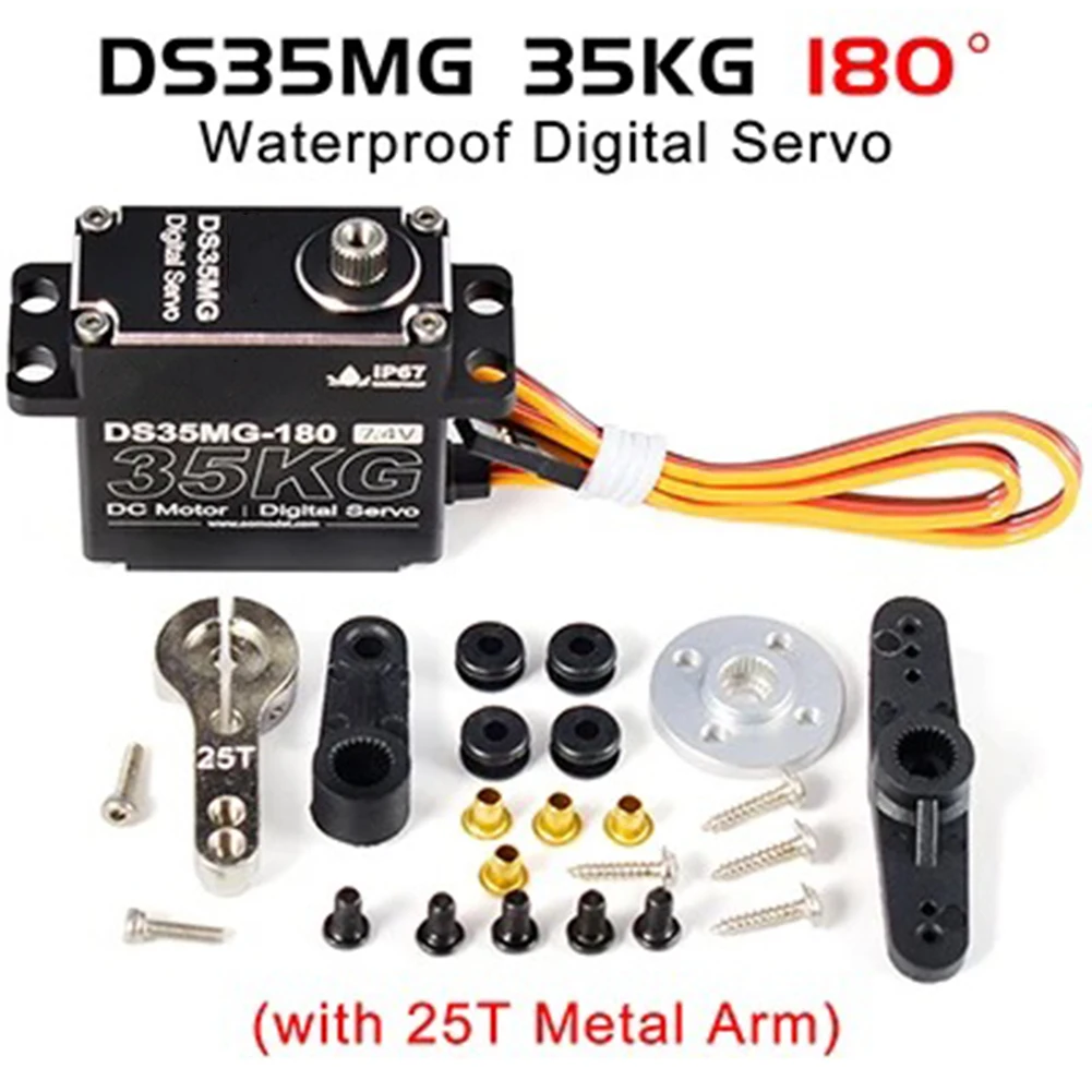 9imod RC Servo 25KG 35KG Metal Gear custodia in alluminio servomotore Brushless impermeabile digitale per Servo auto RC