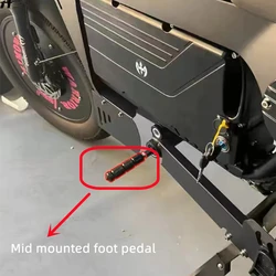Super73 HImoto American version of Black Knight Special for electric bicycles Mid mounted foot pedal Modified accessories