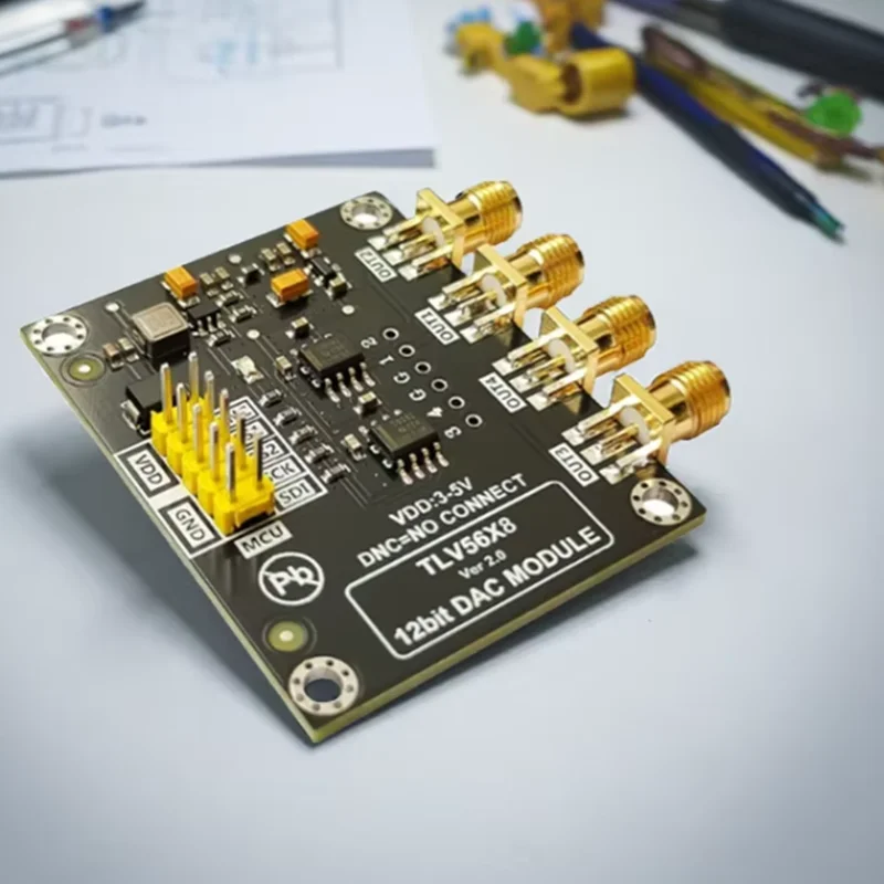 1PCS TLV5618/TLV5638 12-bit 4-Channel DAC Module High Precision Digital-to-Analog Converter