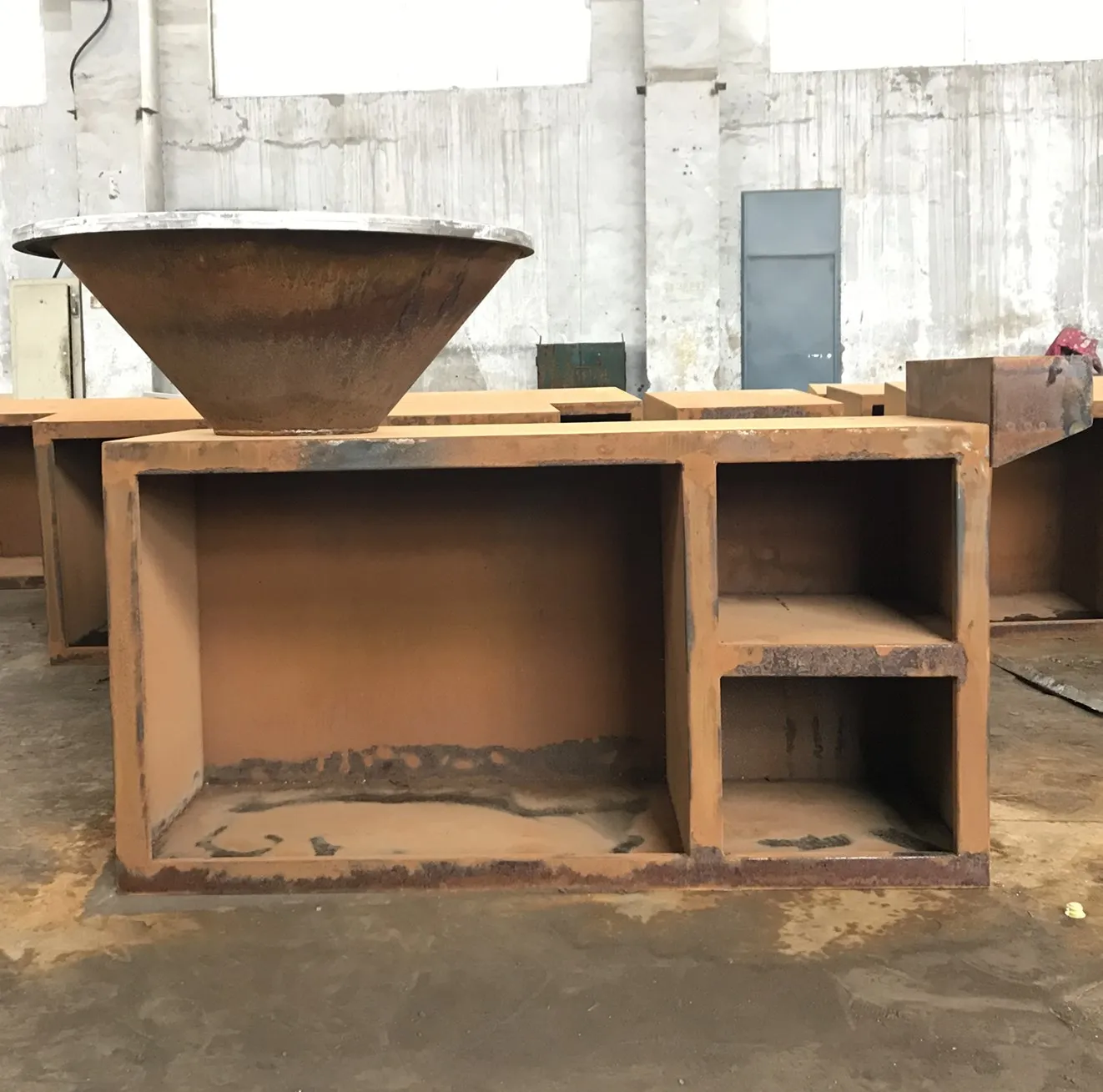 Parrilla de barbacoa de acero,