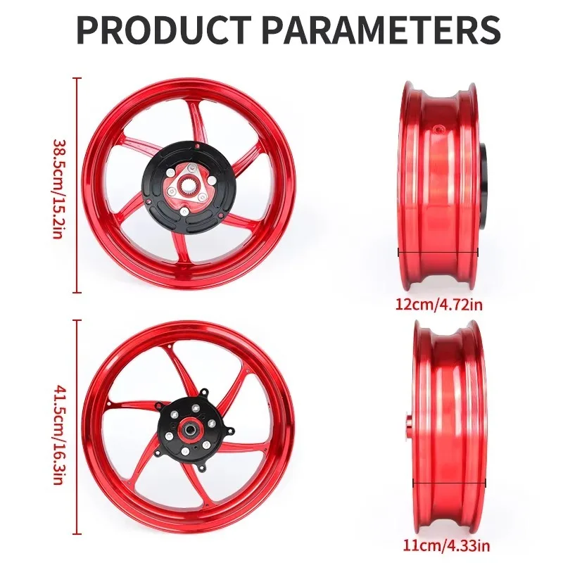 Velg Roda Motor Aluminium Model Baru 2025 Cocok Untuk XMAX300 2020 2024
