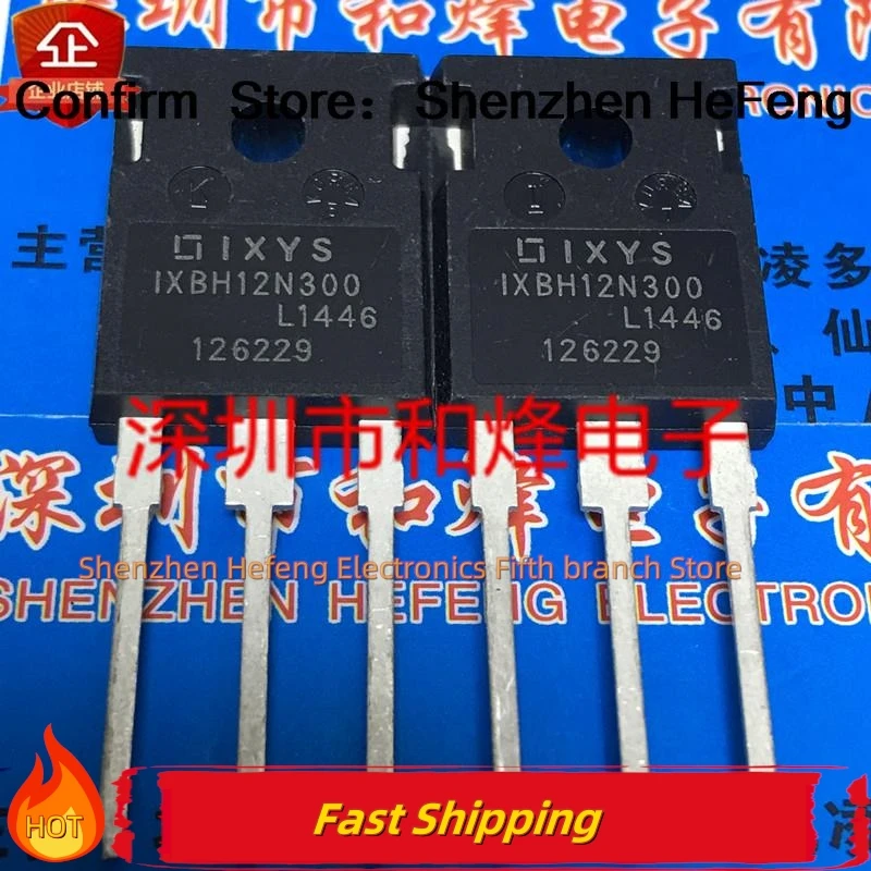 5PCS-10PCS IXBH12N300TO-247  3000V 12A   NEW AND ORIGINAL  Quality Can Be Purchased