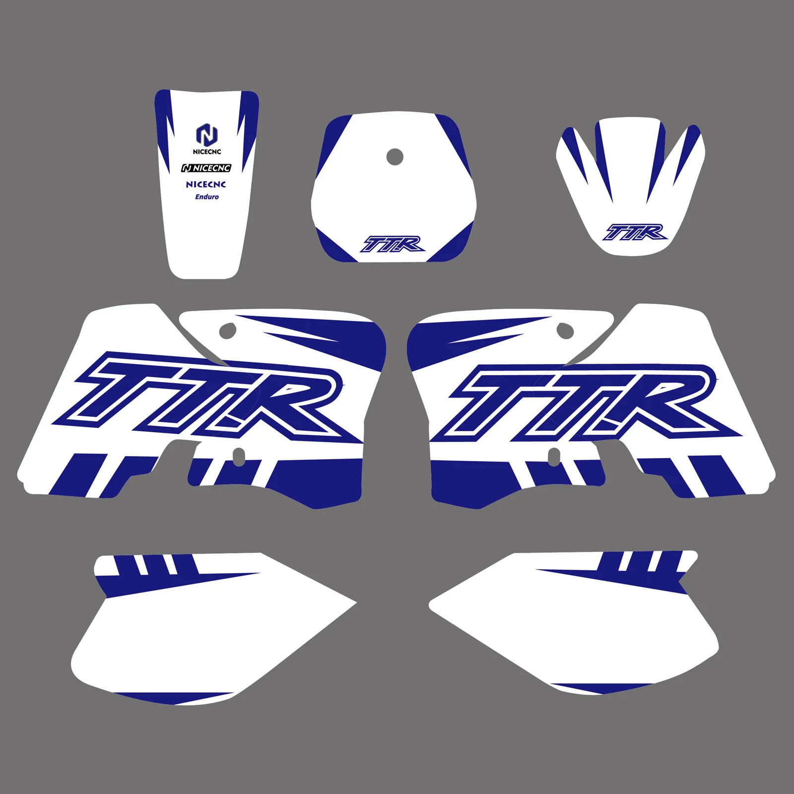 Kits de calcomanías de fondo para motocicleta Yamaha TTR90 TTR 90, 2000, 2001, 2002, 2003, 2004-2007