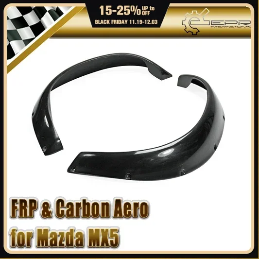

Car-styling FRP Fiber Glass RB Style Wide-body Rear Fender Flare Fiberglass Wheel Arch For Mazda MX5 1989-1997 NA Miata Roadster