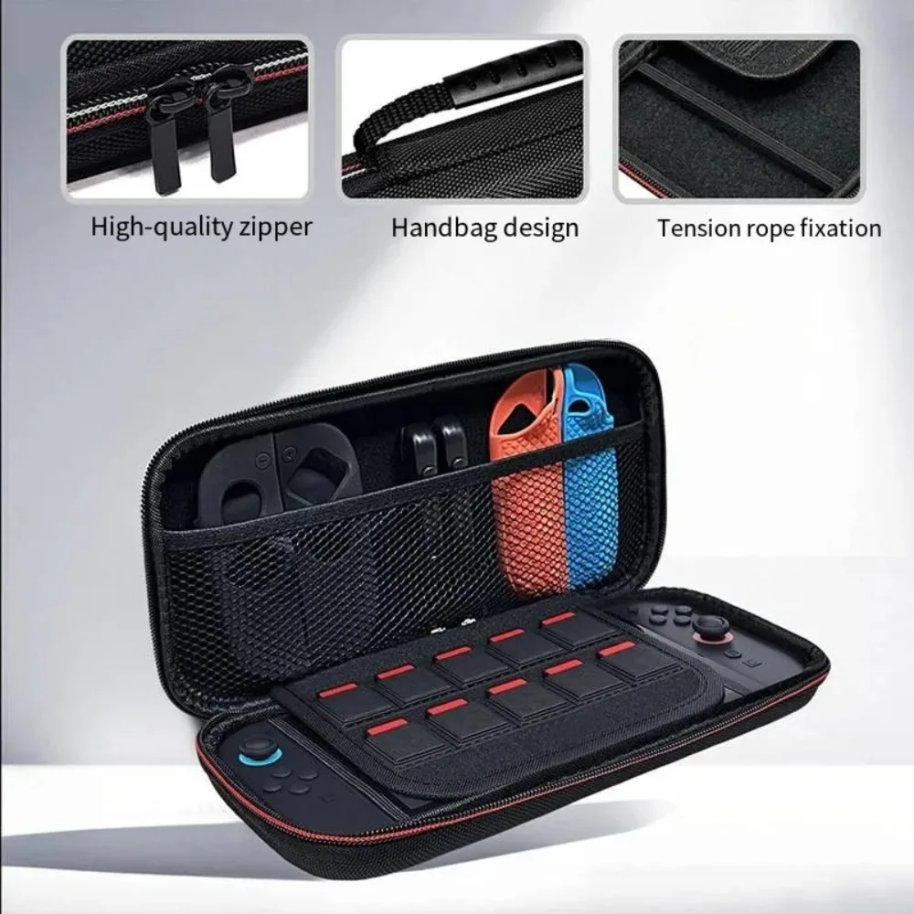 2026 Carrying Case for Switch 2, with 12 Game Card Slots and Storage Space for Controller Accessories