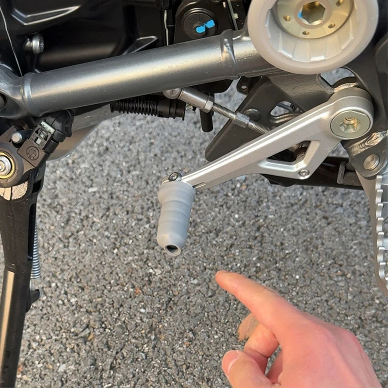 Motorcycle Gear Lever Cover Anti Theft Silicone Self Shrinking Protective Shoes for Shift Lever Motorcycle Riding Equipment