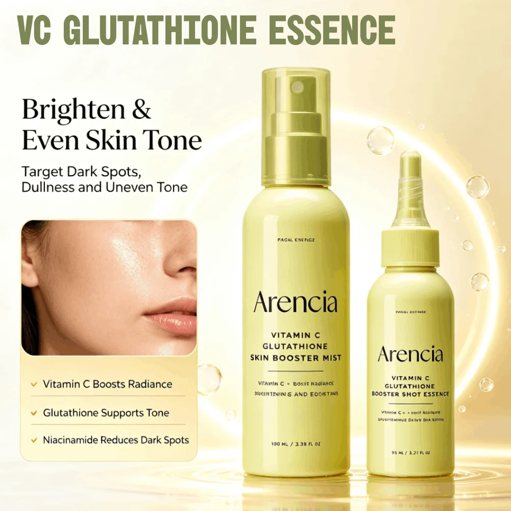 Arencia Niacinamide Brightening Serum VC Glutathione Even Skin Tone Deep Hydrating Lightweight For Dull Dry Skin Face Skin Care